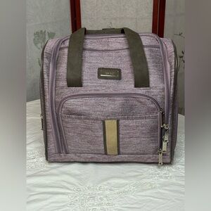 Nicole Miller New York Under Seat Carryon Wheeled Suitcase